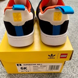 Adidas lego shell toe size 6